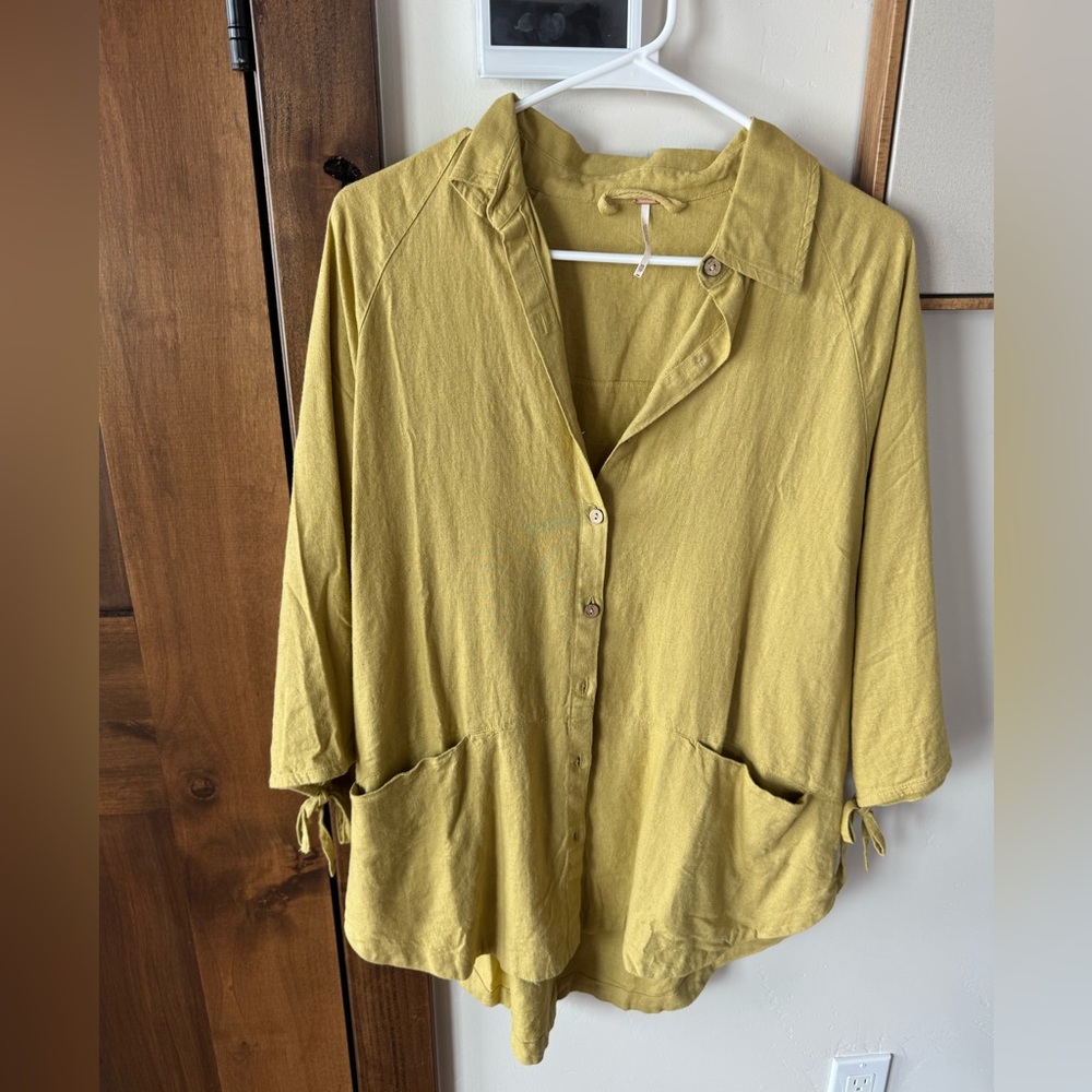 Free people oversized top xs